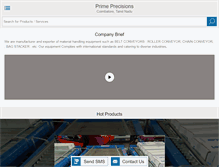 Tablet Screenshot of primeprecisions.com
